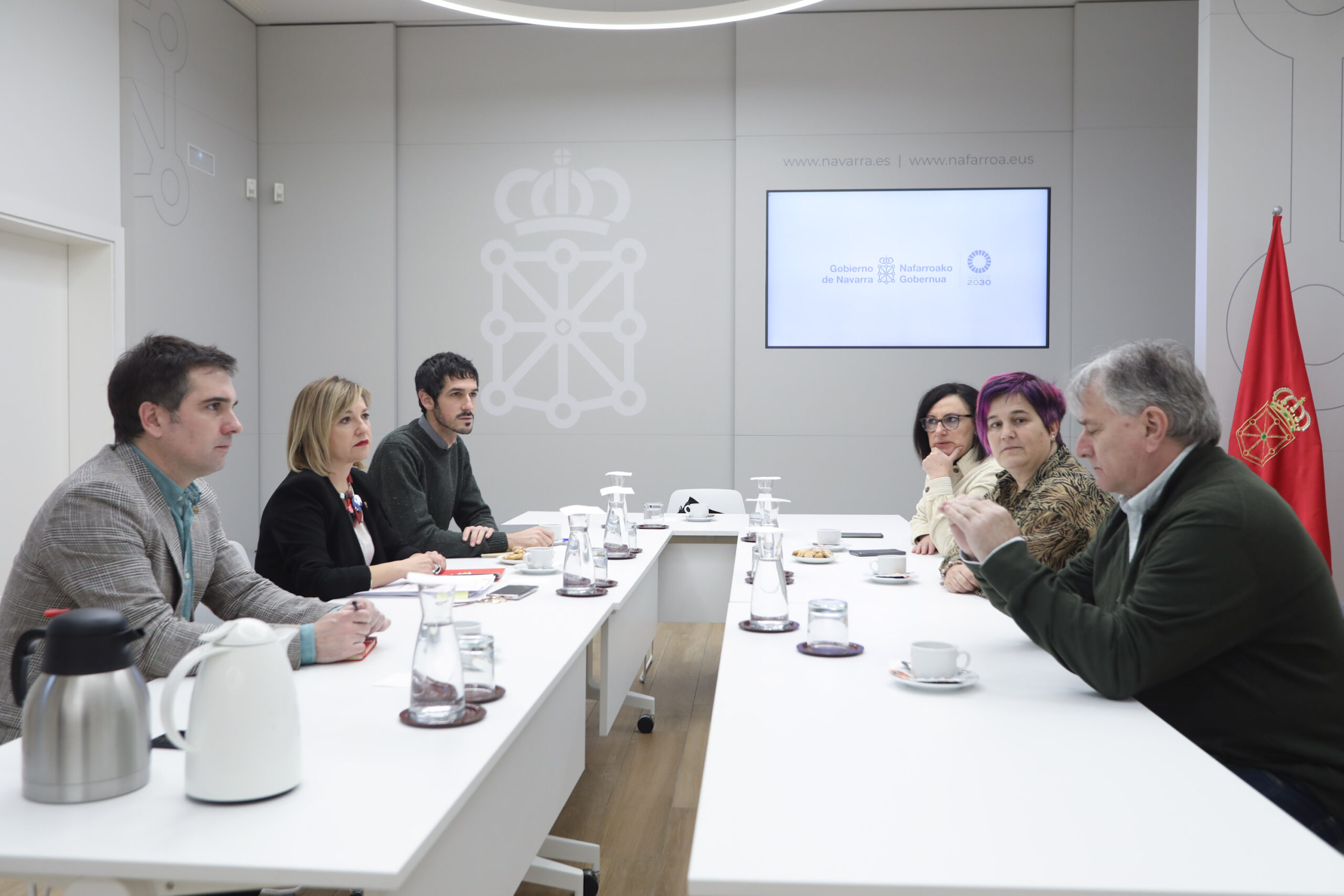 Un momento de la reunión